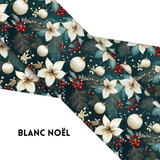 Collier imprimé motifs 1,5'' avec attache 1'' / Modèle bicolore