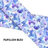 Collier imprimé motifs 1,5'' avec attache 1'' / Modèle bicolore