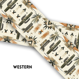 Collier imprimé motifs 1,5'' avec attache 1'' / Modèle bicolore